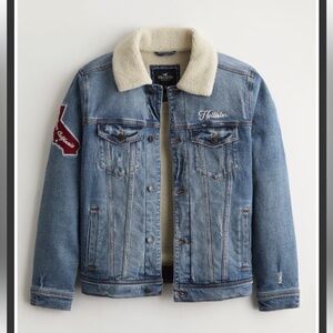 Hollister Denim Light Blue California Jacket Size M. New